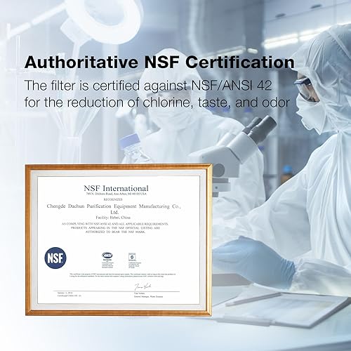 Miniatura 10 de Filtro de agua para debajo del fregadero, ultra filtración multietapa para Baçtria, reducción de cloro y olor, 9K Gal2 años, fácil instalación con