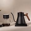 Fellow Stagg EKG Pro Electric Kettle with Gooseneck Spout - Pour Over Coffee and Tea - Quick Heating Precise Temperature Control - Matte Black with Walnut Handle