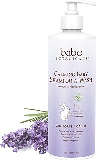 Babo Botanicals Calming Lavender Baby Shampoo & Wash Family Size, 16 Fl. Oz - coolthings.us