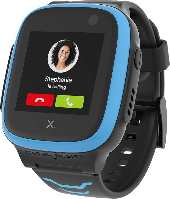 XPLORA X5 PLAY - Watch Phone for Children 4G - Calls, Messages, Kids School Mode, SOS Function, GPS Location, Camera and Pedometer - Includes 2 Year Warranty (BLUE)