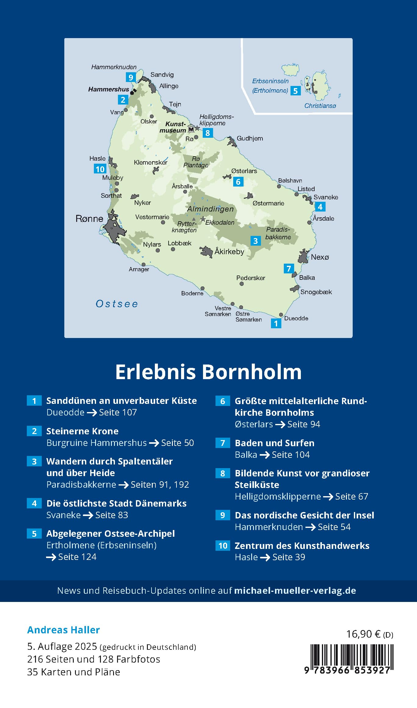 MICHAEL MÜLLER Reiseführer Bornholm: 100% authentisch, aktuell und vor Ort recherchiert. (MM-Reisen)