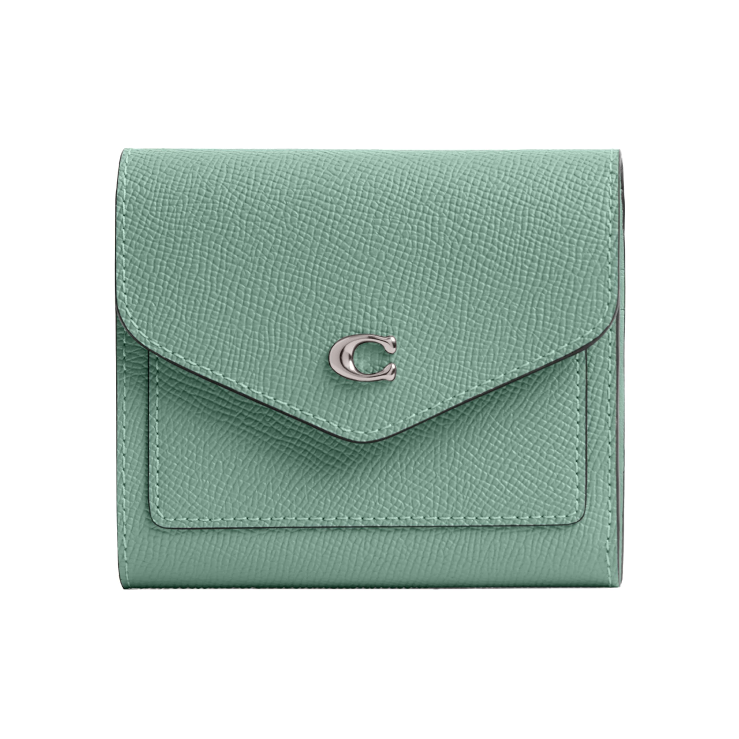 Coachwomens Wyn Small Wallet Billfold Aquamarine One Size