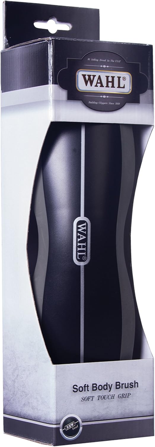Wahl Equine Grooming Soft Body Brush, Horse Brushes, Equine Grooming Tools, Brushes for Ponies and Horses, Brush for Bodies, Gentle Bristle Brush, Soft Bristles, Equine Care