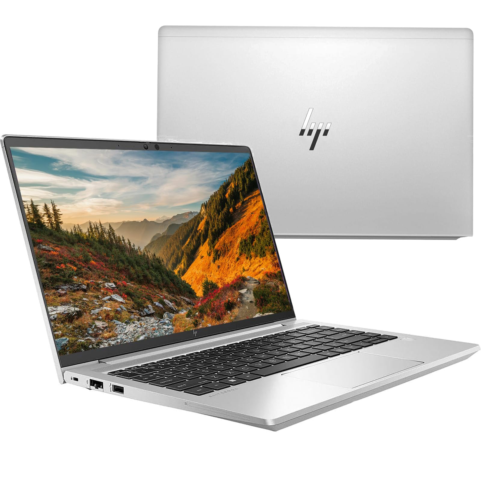 HP EliteBook 645 G9 Laptop Business, 14 pollici FHD (1920x1080), AMD Ryzen 5 Pro 5675U, 8GB RAM, 256GB SSD, Tastiera US QWERTY, Windows 11 Pro (ricondizionato)