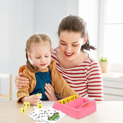 Miniatura 7 de Fenikso Juego de letras a juego, ortografía del alfabeto y palabras de lectura, objetos y reconocimiento de color, juguete educativo de aprendizaje