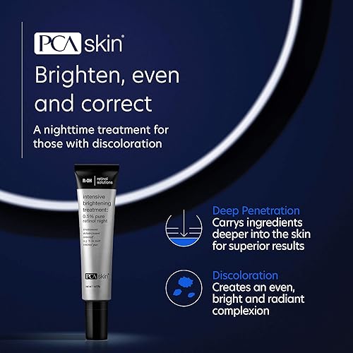 Miniatura 2 de PCA SKIN Tratamiento de brillo intensivo - Suero facial con retinol con vitamina A 0.5% puro para decoloración y manchas oscuras (1 oz)