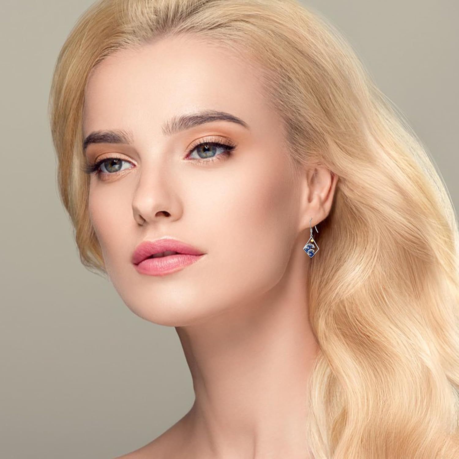 YFN Wave Earrings 925 Sterling Silver Ocean Wave Dangle Drop Earrings Ocean Jewelry Beach Gifts for Women - Image 7