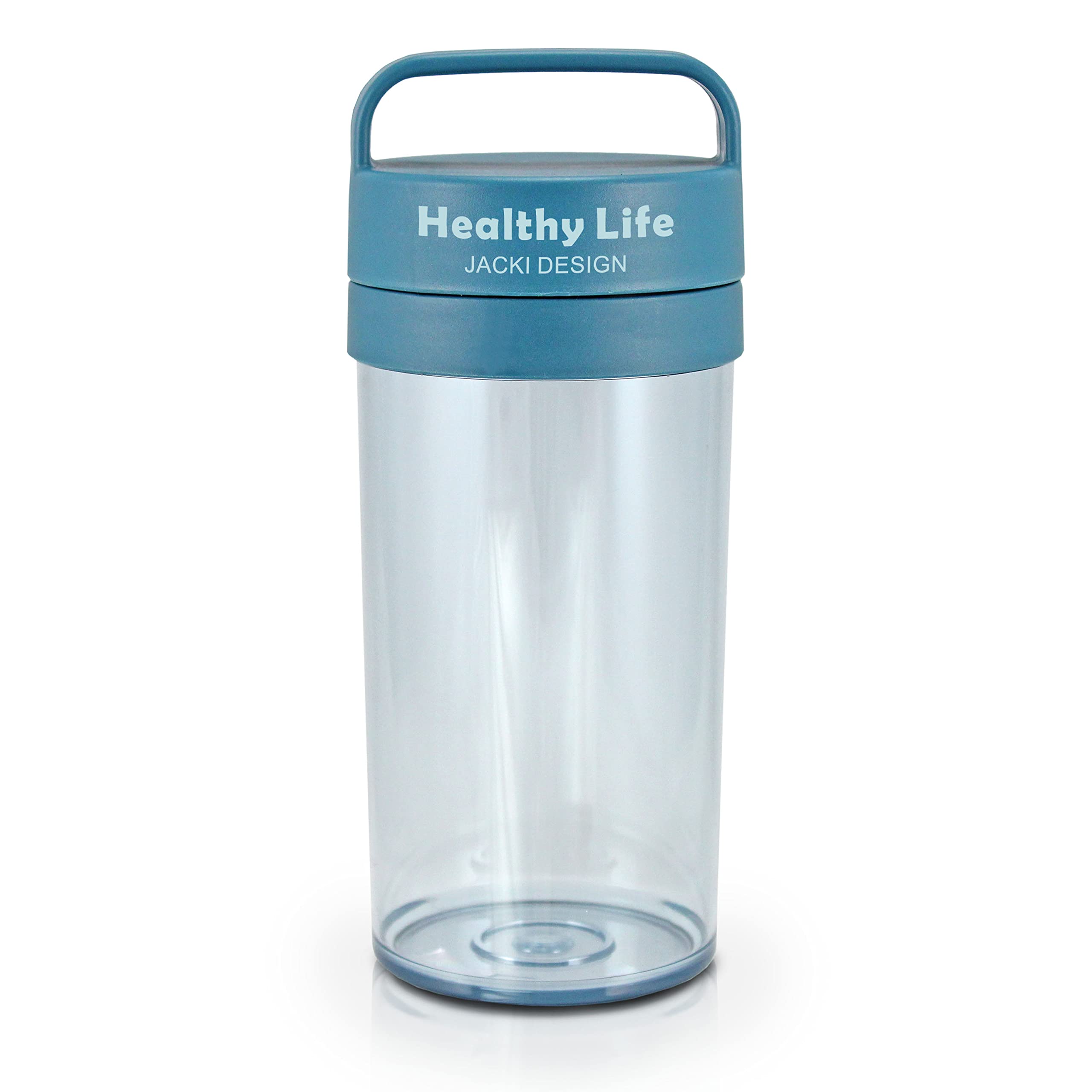Garrafa de Água 430ml Squeeze Academia Trabalho Cafe Cha Cor:Azul