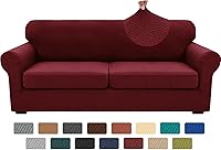 Vista 1 de XINEAGE - Fundas para sofá de 3 piezas, para sofá de 2 cojines extragrandes, funda súper elástica para sofá de 2 asientos, funda universal para sofá