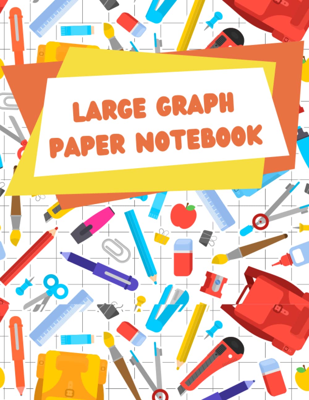 Graph Paper for Kids: graph paper for multiplication, chemistry, 4x4 squares (8.5 x 11, 200 pages)