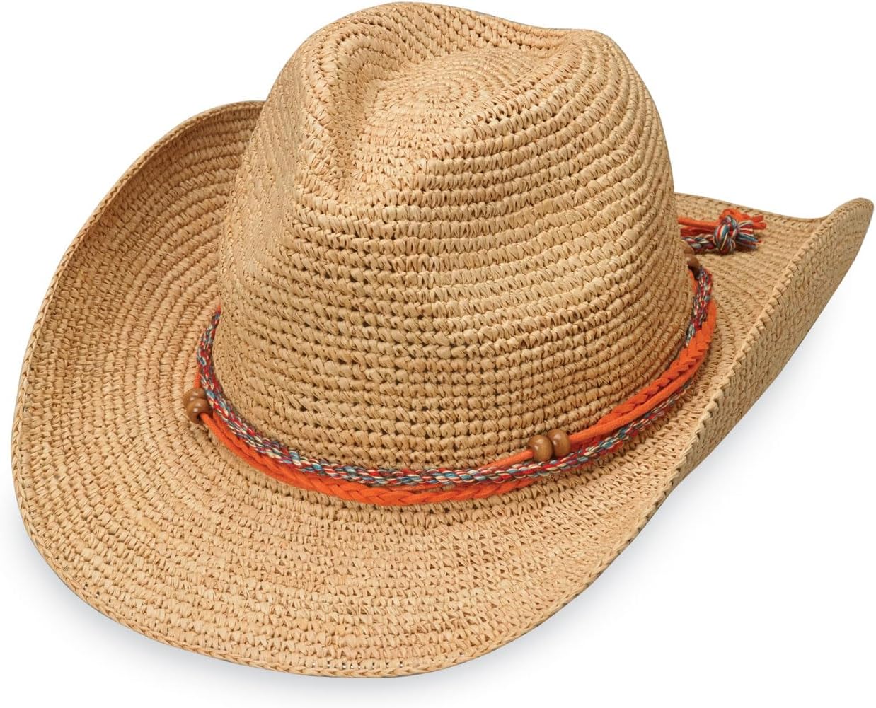 Wallaroo Hat Company Women’s Catalina Cowboy – UPF 50+ Sun Hat, Wide Brim, Adjustable, Packable, Women & Men, M + L Sizes