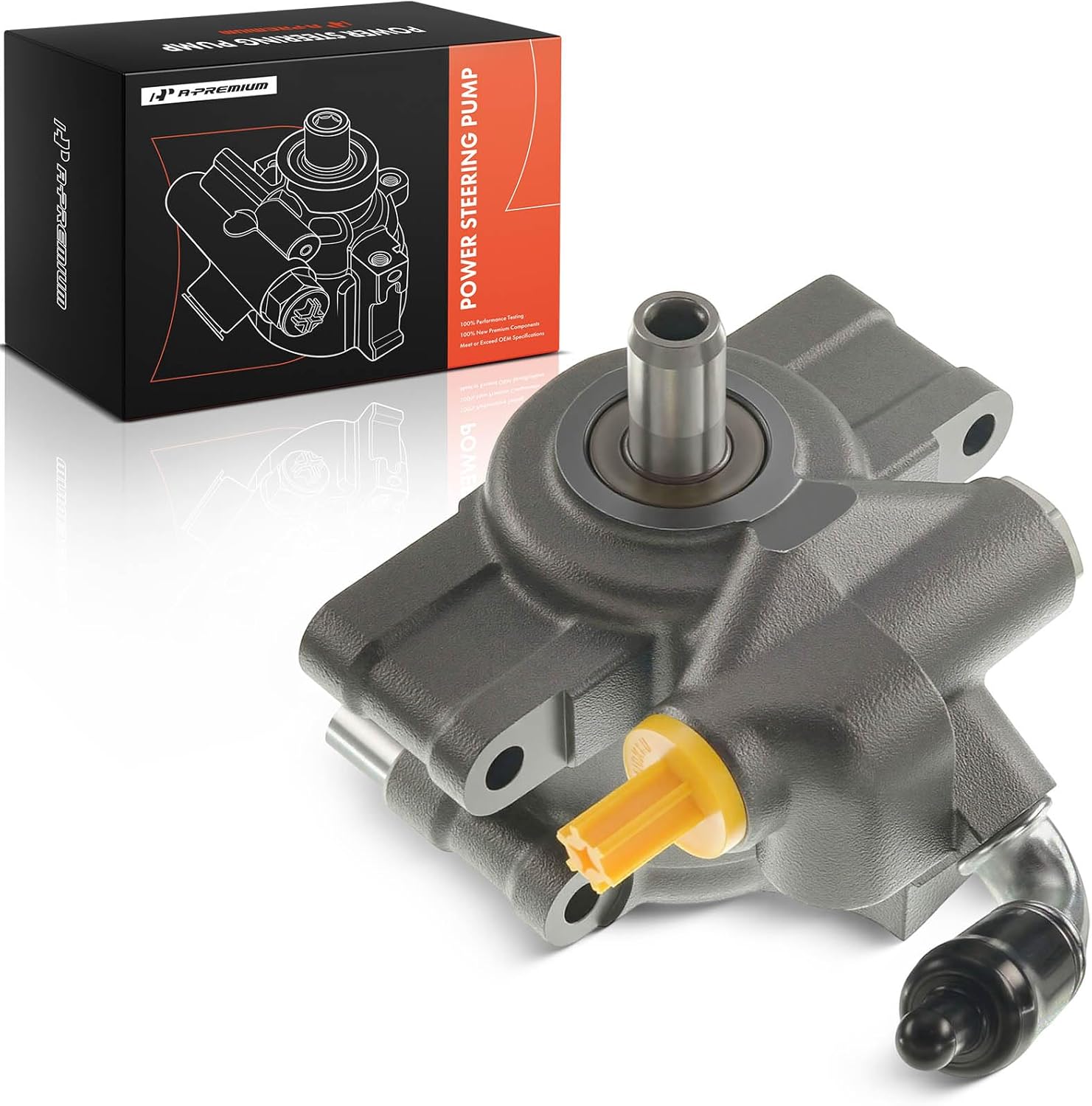 A-Premium Power Steering Pump Compatible with Ford Taurus 2010-2012, Flex 2009-2012 & Lincoln MKS 2009-2012, MKT 2010-2012, 3.5L 3.7L Gas, Replace # 8A8Z3A674B, 52121926AF