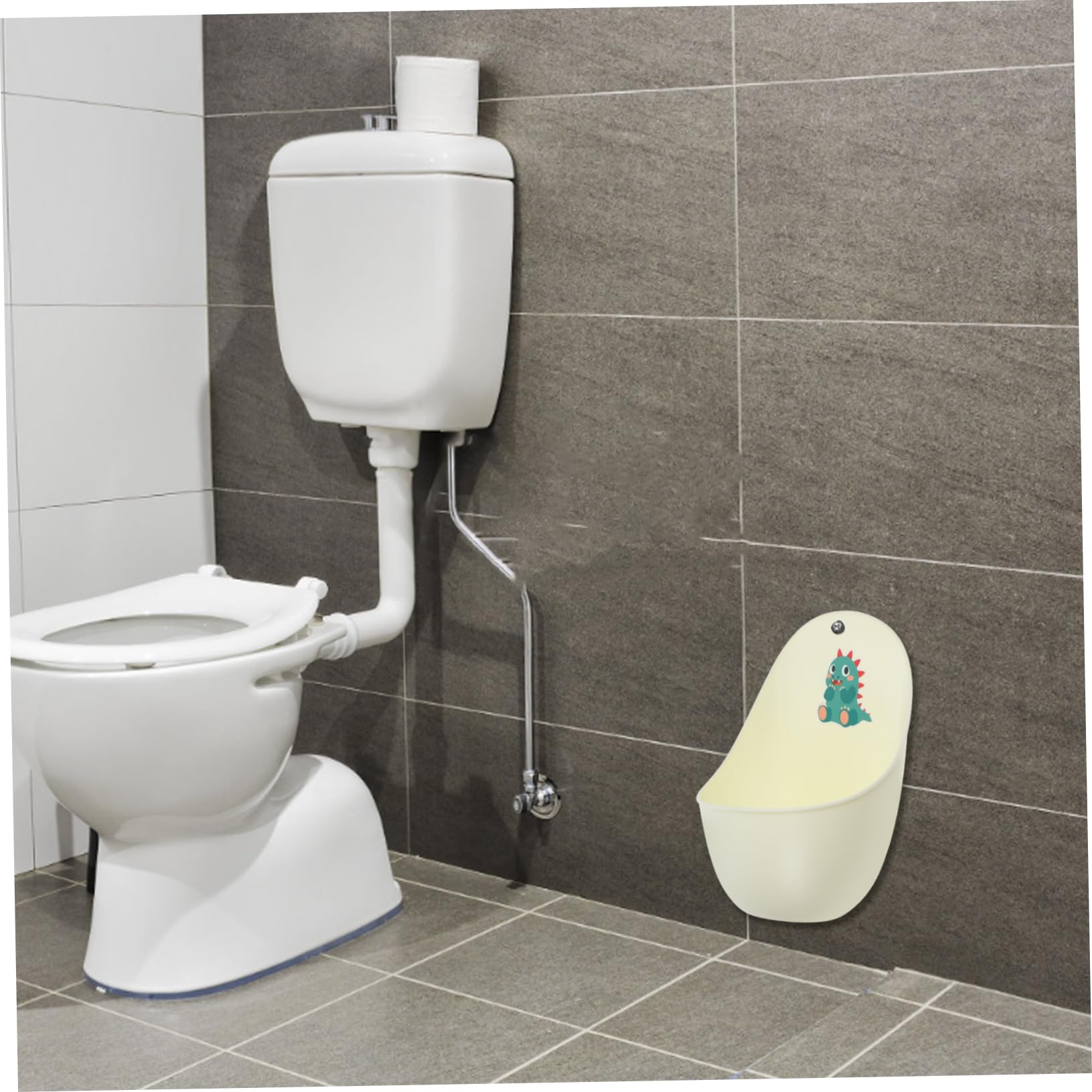 Orinal para Niños Pequeños Colgante de Pared Pp Beige