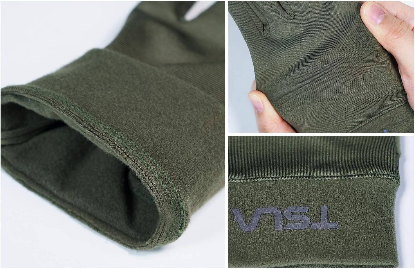 TSLA Men and Women Cold Weather Running Gloves, Fleece Lined Thermal Winter Gloves, Lightweight Sports Cycling Gloves : Sports & Outdoors