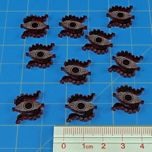 Miniatura 5 de Horror Juego de cartas, de la Aventura Token Set (50)