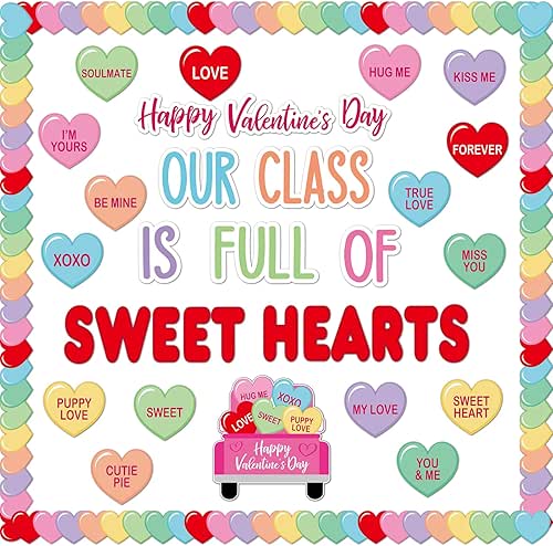 Back to School Bulletin Boards: Creative Ideas, Practical Tips, and Inspiring Examples 10 Valentine's Day Heart Bulletin Board Classroom Decorations Valentines Day Love