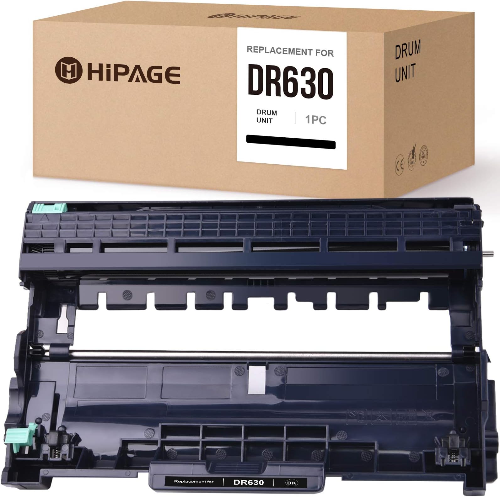 HIPAGE DR-630 Compatible Drum Unit Replacement for Brother DR630 DR660 use with DCP-L2520DW DCP-L2540DW HL-L2300D HL-L2305W HL-L2320D HL-L2340DW HL-L2360DW HL-L2380DW HL-L2680W (1 Black)