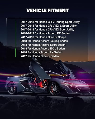 Miniatura 3 de 4 inyectores de combustible SCITOO de 6 agujeros aptos para Honda Civic 2017, Honda CR-V 2017, para Honda Accord 2018, Honda Civic 2018, Honda CR-V