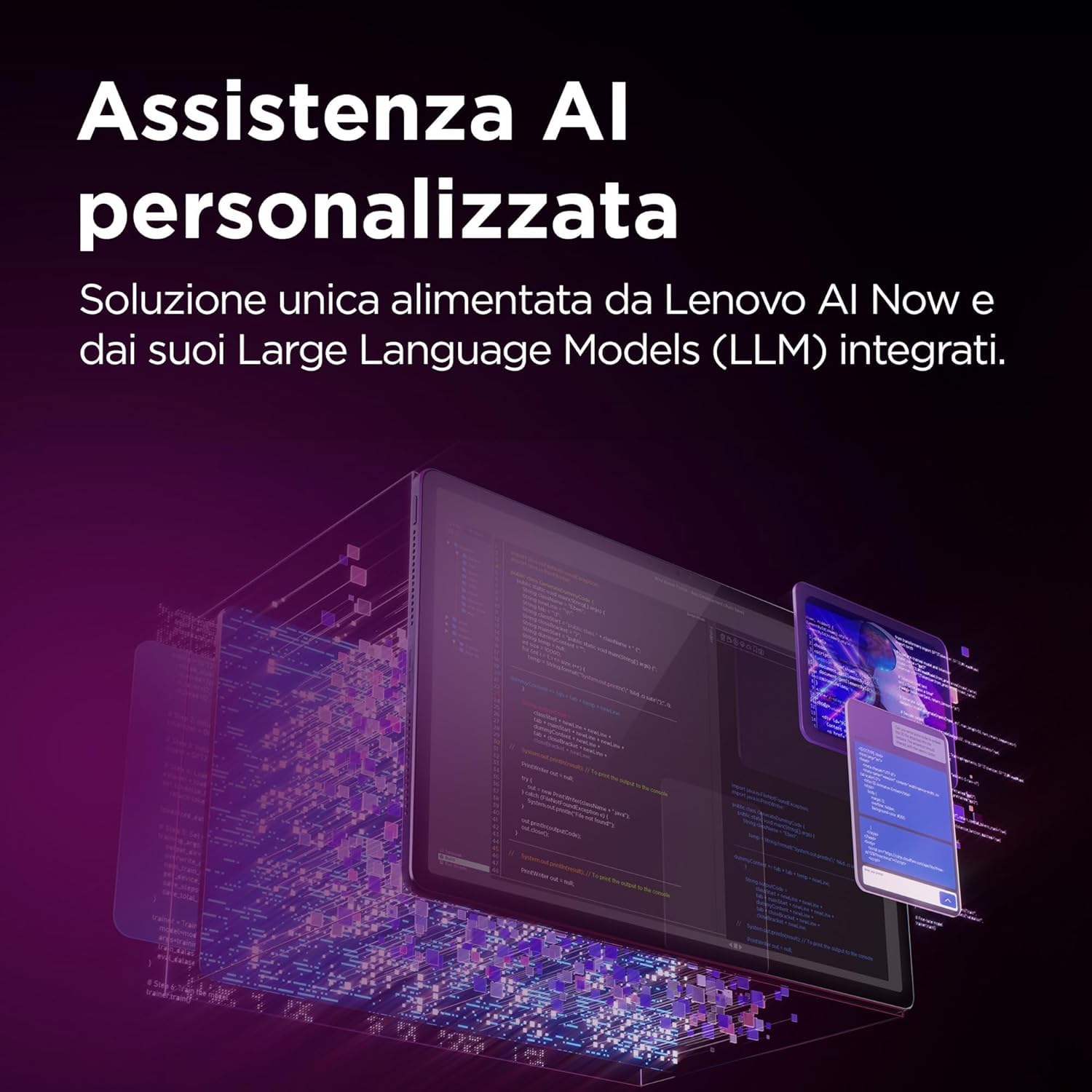 Lenovo Yoga Tab Plus, AI Tablet, Display 3K 12,7 Zoll 144Hz, Snapdragon Prozessor 8 Gen 3, RAM 16 GB, Speicher 512 GB, WiFi 6, Tablet Android 14, Tab Pen Pro und Tastatur enthalten - Seashell