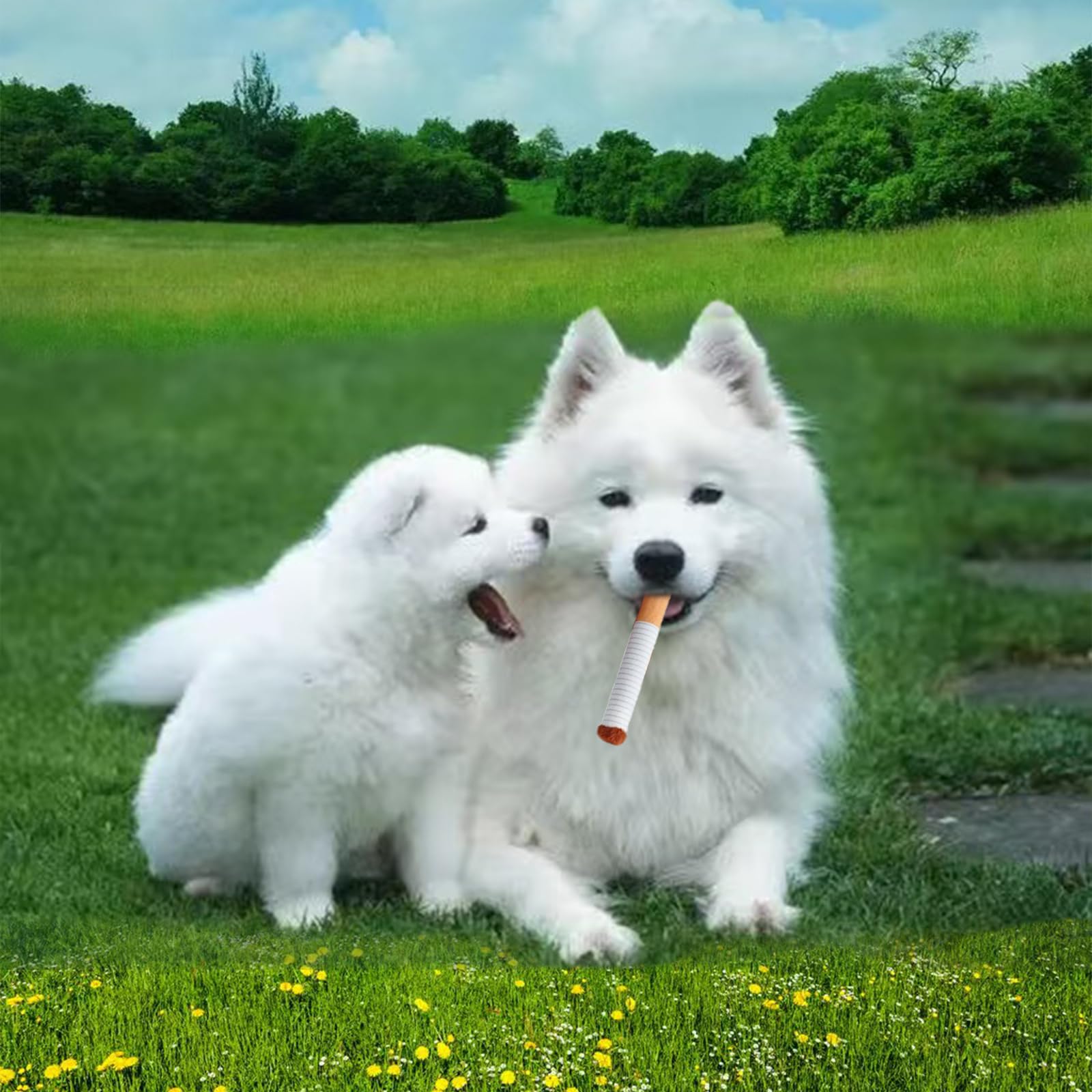Juguetes Masticables Para Perros En Forma De Cigarrillo - ¡Diversión Garantizada!