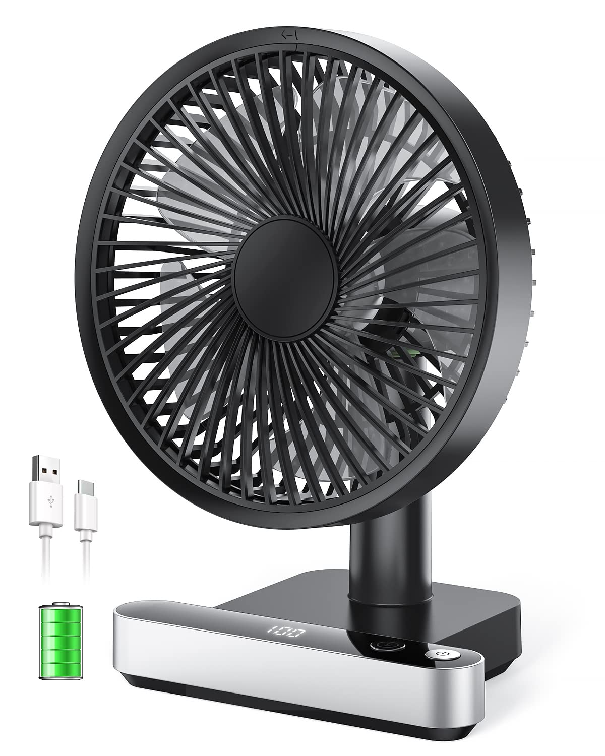 Amazon | 飛鳥の光 卓上扇風機 首振り 静音 小型 usb扇風機 デスク 