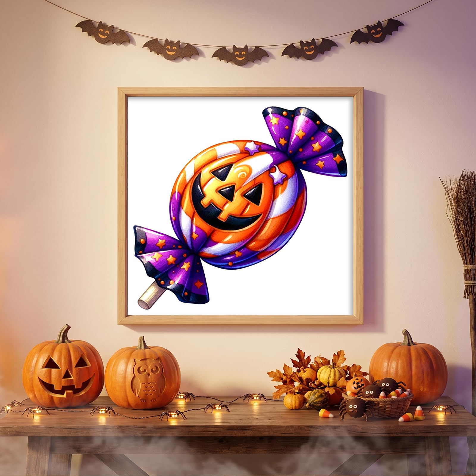 Zestaw do haftu krzyżykowego z dyni Halloween 11CT