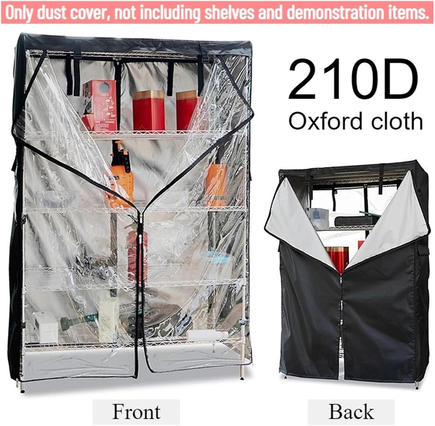 Shelf Cover 1PC Warm Waterproof Protect Planter Flowers Sun Room Hothouse Cover Outdoor Indoor Plant Greenhouse for Garden Gardening for Wire Shelving(36x18x72inch)