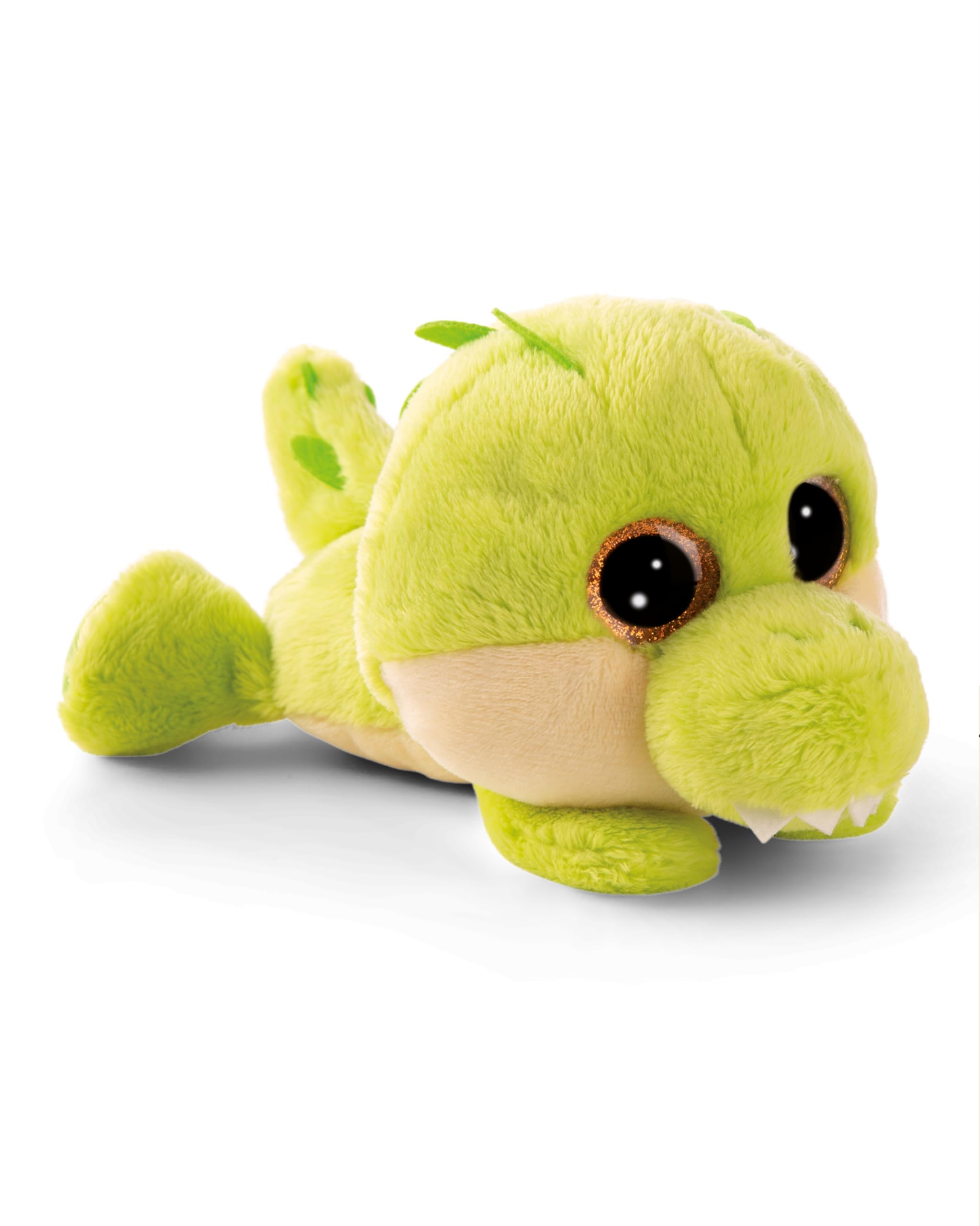 NICI soft toy GLUBSCHIS crocodile Groggo-Li 15cm - green - Fluffy plush, cute to cuddle and play with, for children & adults, great gift idea - 61848
