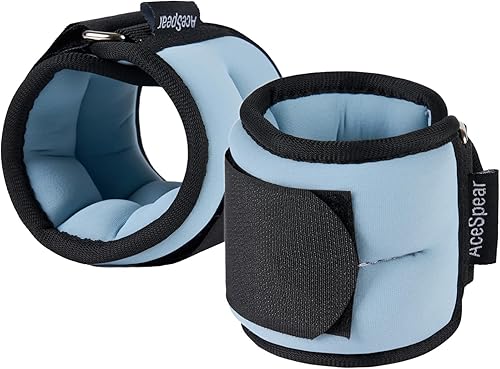 Miniatura 7 de AceSpear Juego de pesas de tobillo para hombres, mujeres, niños, 1 libra, 2 libras, 3 libras, 4 libras, 5 libras, pierna, brazo, muñeca, gimnasio,