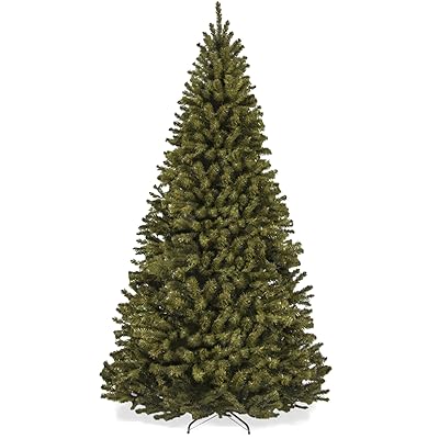 Best Choice Products Artificial Christmas Tree, 6ft Premium Unlit Realistic Spruce Holiday Décor w/Dense Branches, Easy Assembly, Metal Base
