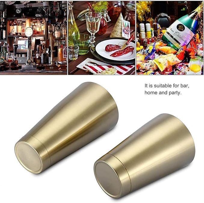 Set de Herramientas para Bartender Coctelera 10 Piezas con Soporte Dorado miniatura 7