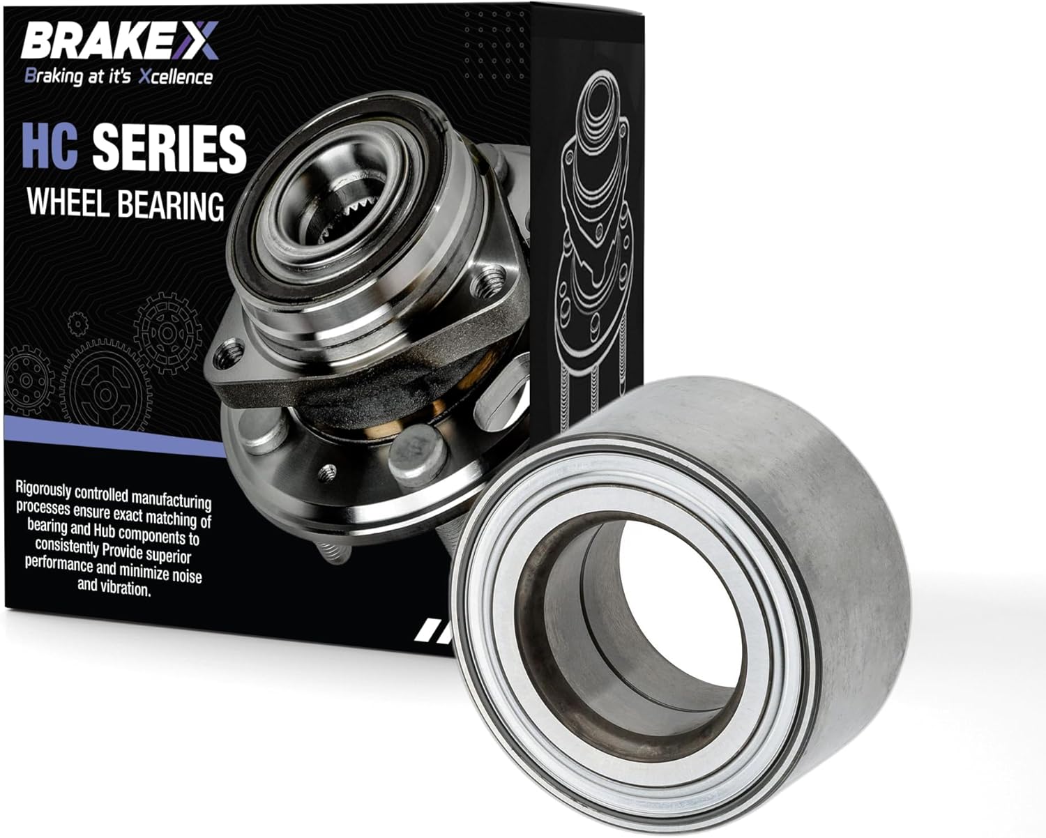 Brake X Front Left Wheel Bearing for 2015-2018 Mercedes-Benz GLA250 | HC Series Front Driver Wheel Bearings