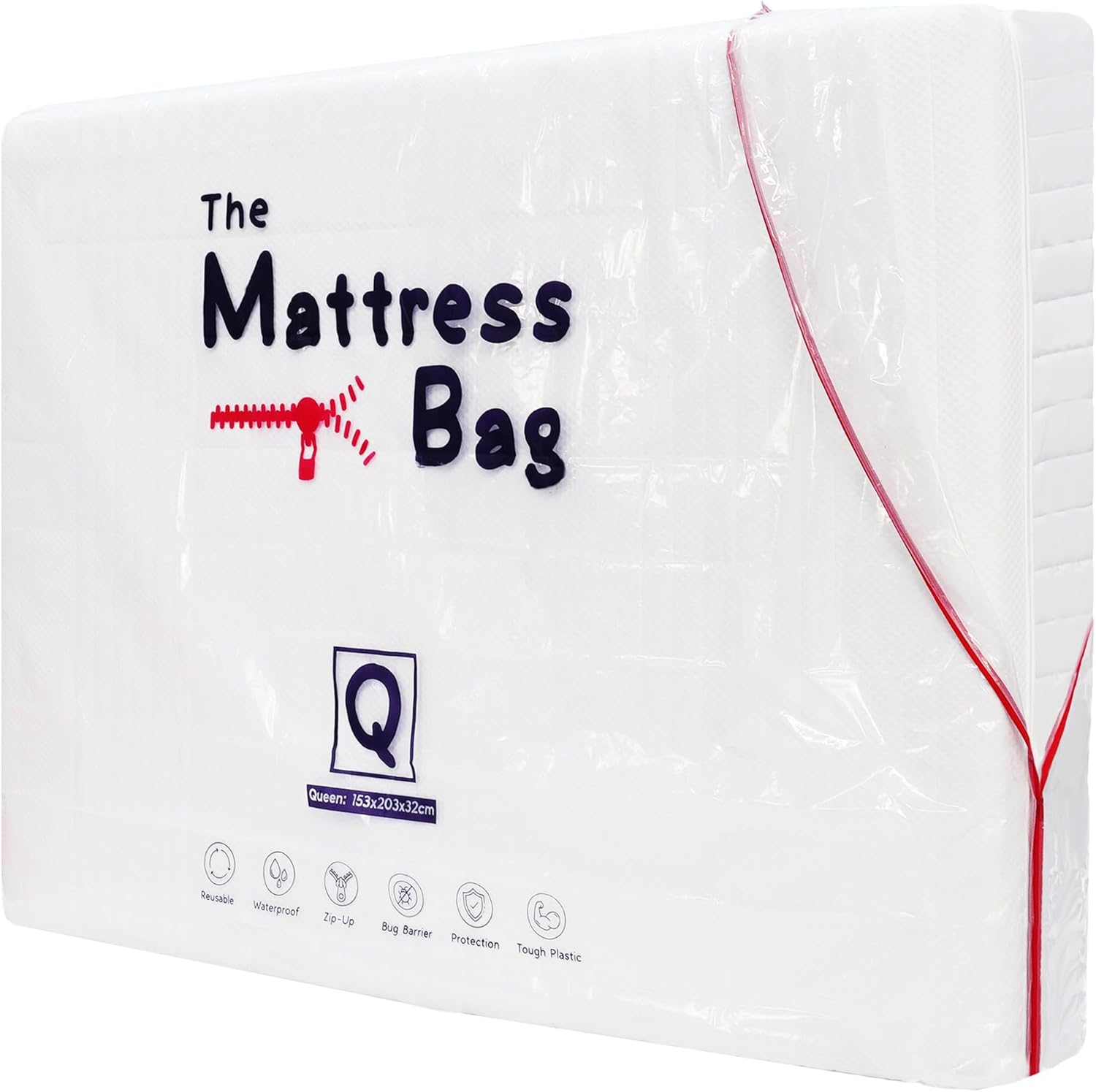 The Mattress Bag Thick Plastic Mattress Protector Cover 7 Different