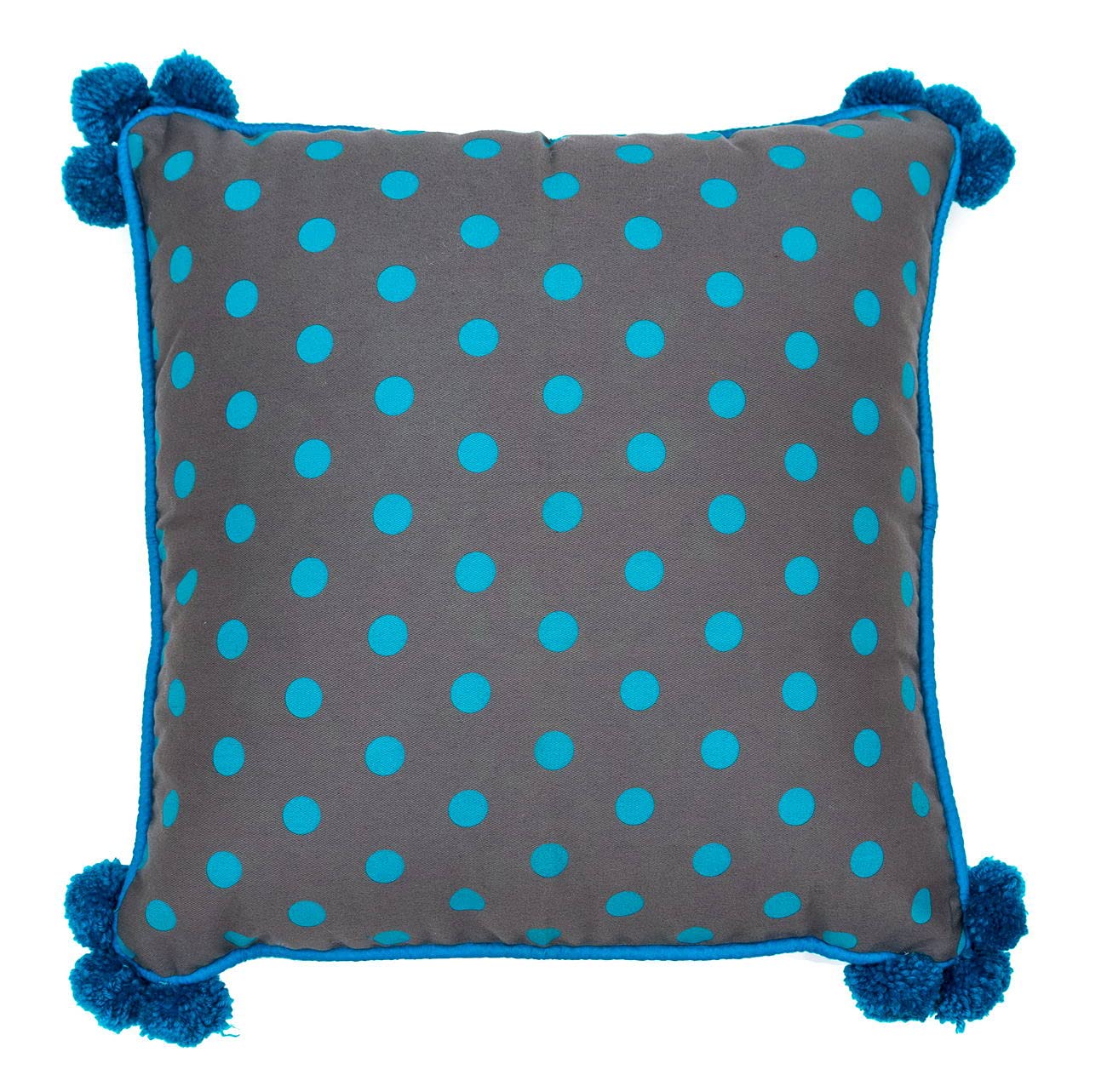 The LUXELIFE Polka DOT Cushion Cover, 16X16 INCH, Set of 1