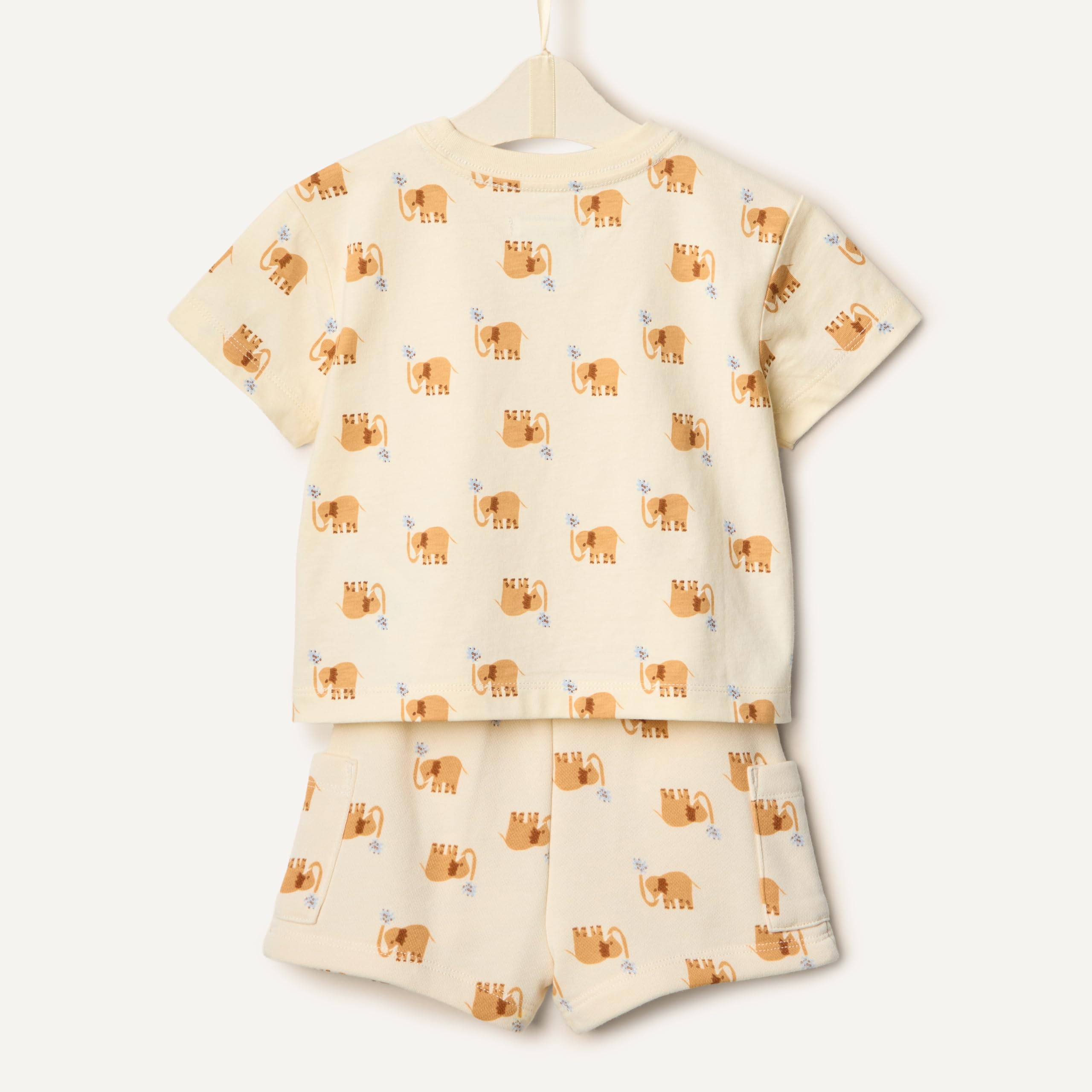 Amazon Essentials x Sofia Grainge Conjunto con Camiseta y Pantalones Cortos Niños, Paquetes Múltiples