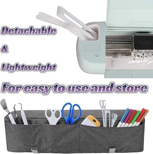 Miniatura 4 de Bandeja de extensión más larga compatible con Cricut Explore 3 y Explore Air 2, extensor de bandeja de versión extendida de 16 pulgadas, accesorios