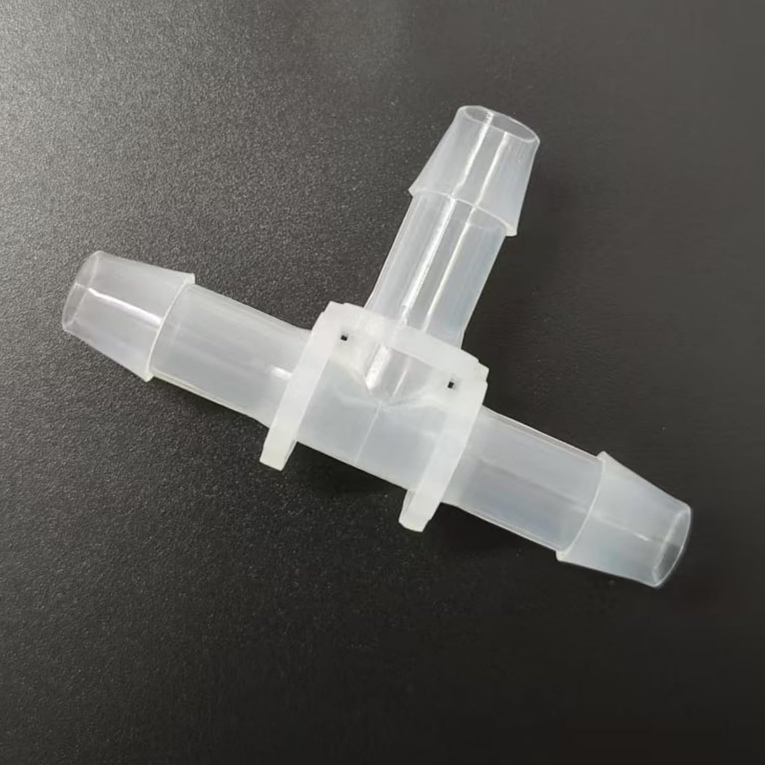 3/8 Inch 100-Pack PP Equal T-Fitting 3-Way Hose Barb Connector T-Type Hose Adapter Heat-Resistant for Food Lab & Chemical (9.6mm-3/8'')