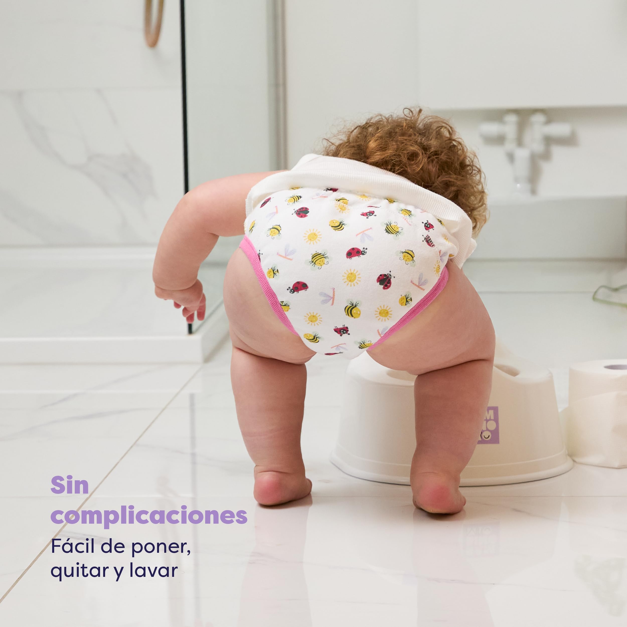 Bambino Mio calzones de entrenamiento reutilizables, 3-4 años (Vuela Alto) - ropa interior para dejar el pañal, pantalones papa niños y niñas, niños pequeños — view 6