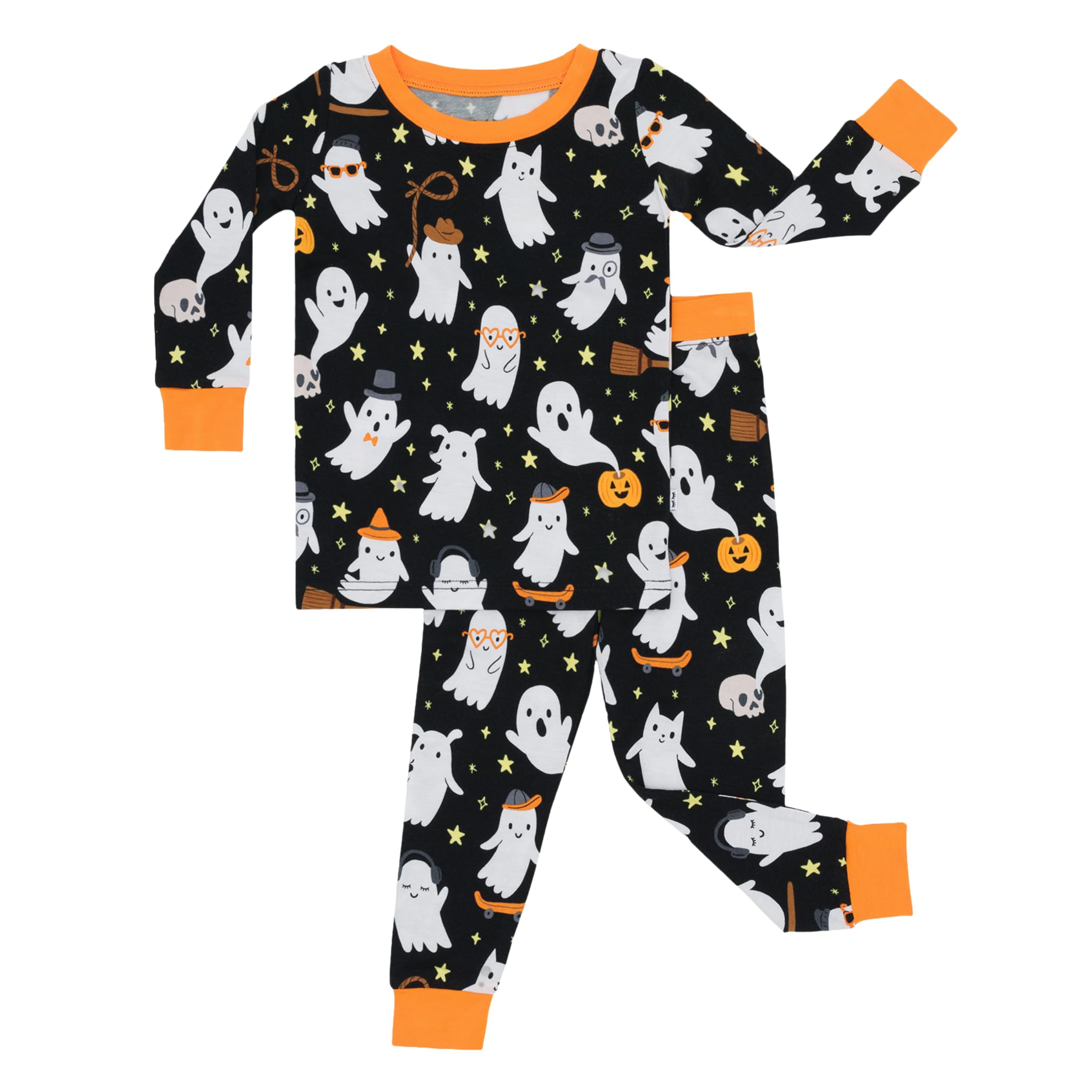 Little Sleepies Two-Piece Pajama Set for Boys & Girls, Soft Viscose from Bamboo Toddler Pajamas for Kids, Family Matching PJs