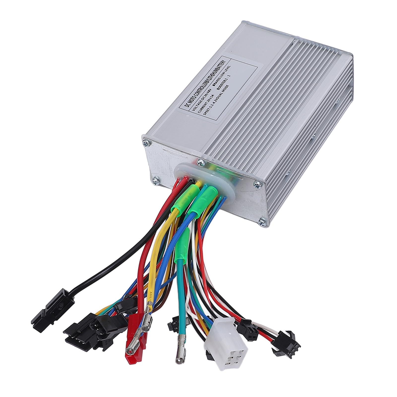BuyWeek Kit de Contrôleur de Moteur Sans Balais, 36V 48V 350W 500W 20A 3 Modes Contrôleur d'Onde Sinusoidale avec Écran d'Affichage LCD Couleur H100 pour Vélo Électrique Trottinette Électrique
