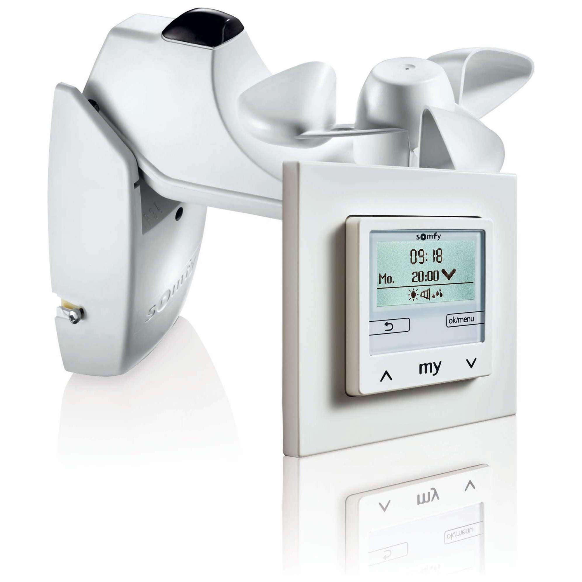 Somfy Soliris Smoove Kit Uno PWh +W/S-Sensor m.Rahmen 1818318