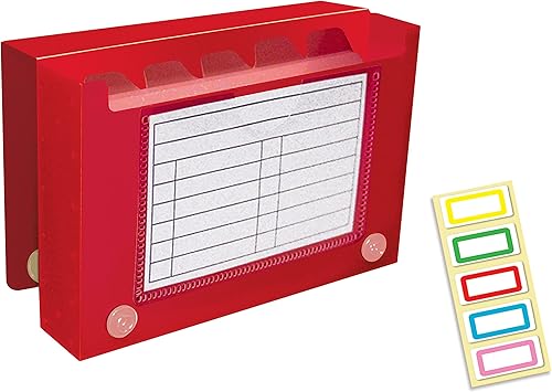 Miniatura 2 de Better Office Products Estuche para tarjetas de índice de 3 x 5 pulgadas, paquete de 24, plástico semirrígido, con divisores de índice