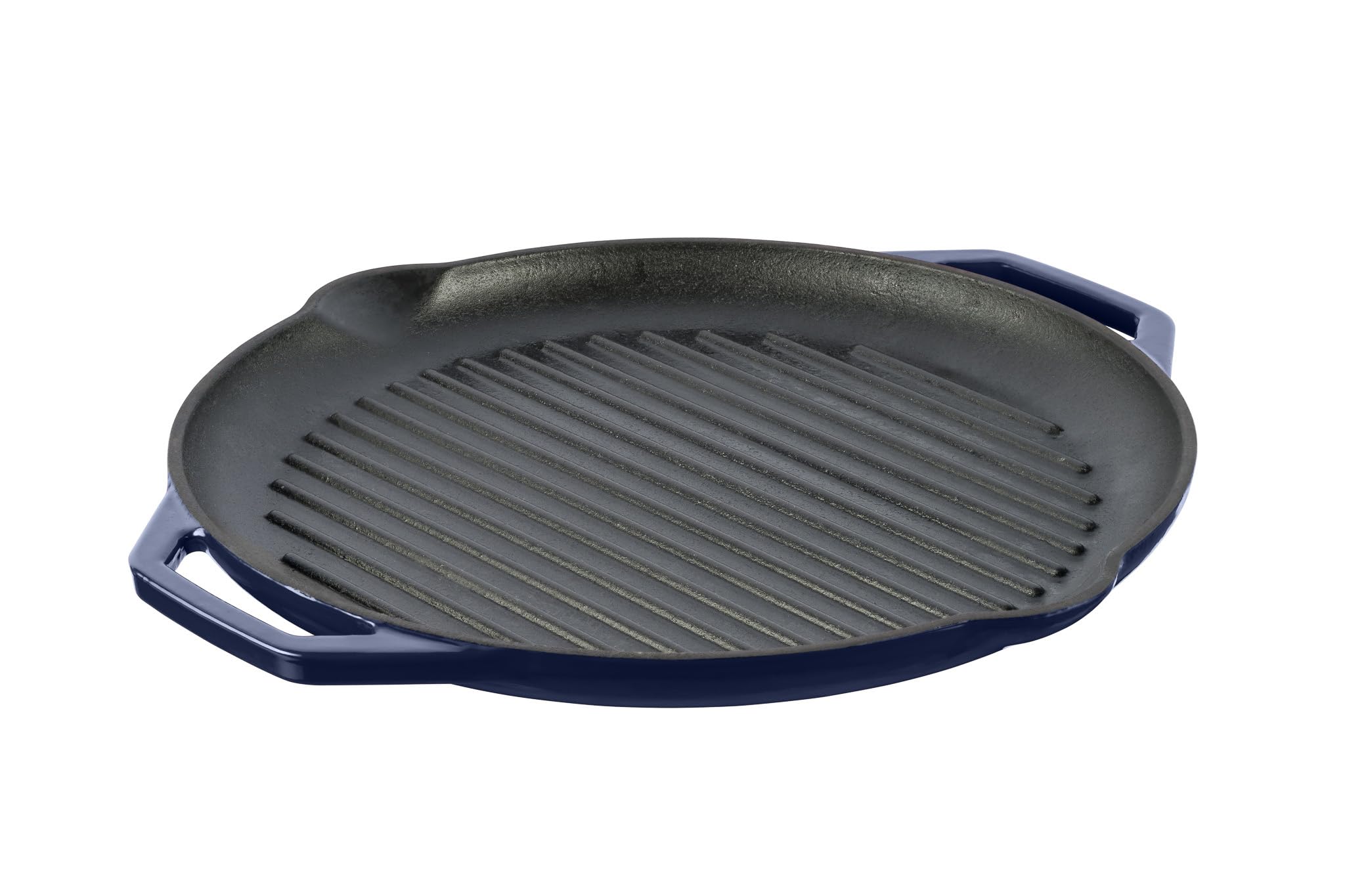 Commercial Chef Piastra In Ghisa Reversibile 53x26 Cm - Doppi Manici - Prestagionata Per Uso Su Fornello, Forno E Griglia Esterna