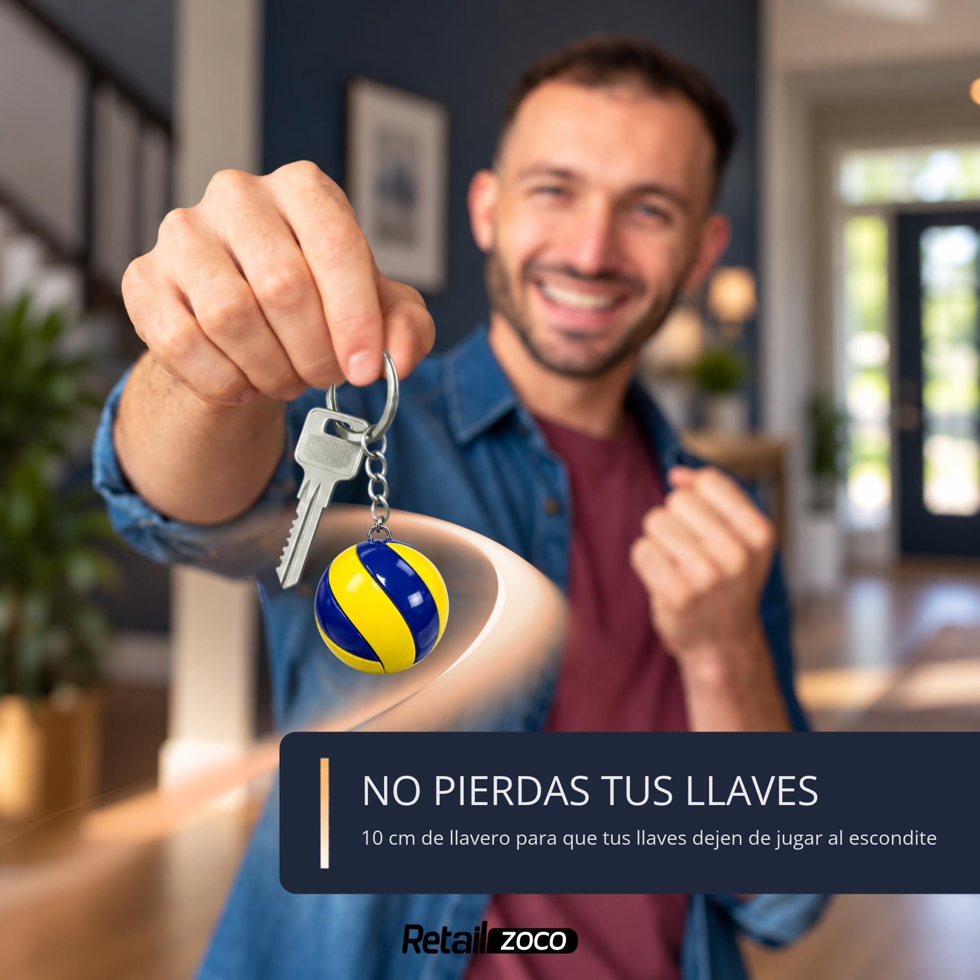 Llavero Voleibol, Llavero pelota Volley, KeyChain Volley, 3 Unidades - imagen 5