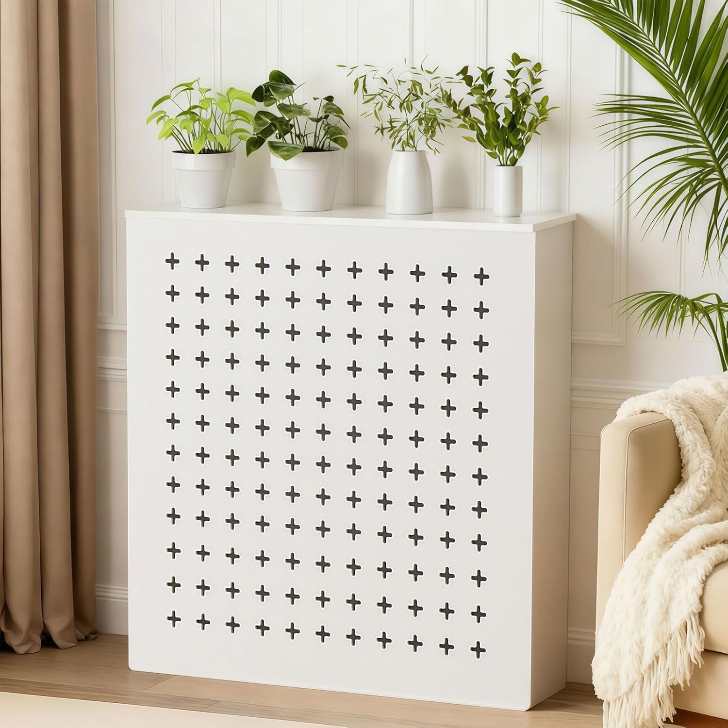 Amazon.com : Denavox White Radiator Cover, Modern Steam Radiator Covers ...