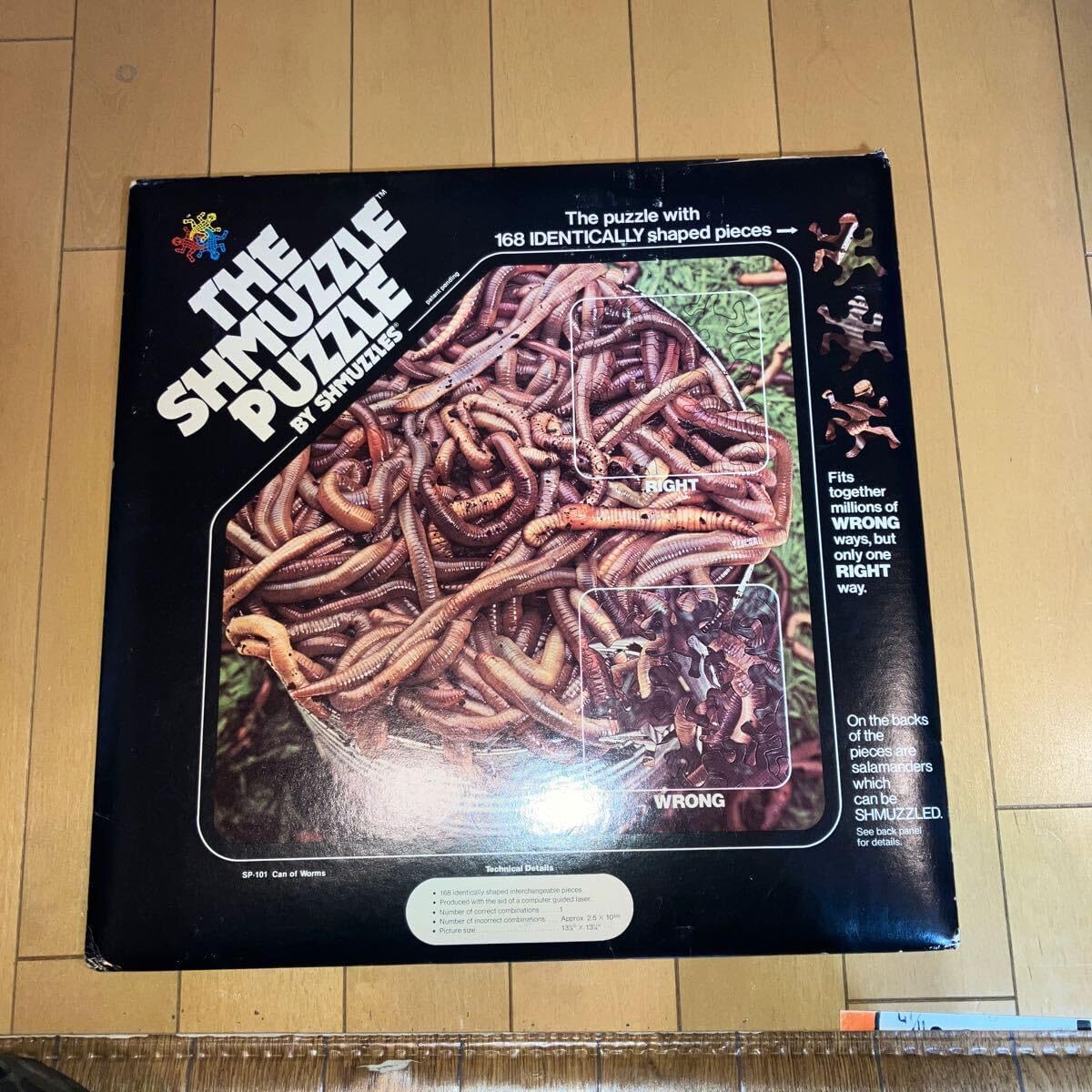 Amazon ジグソーパズル アメリカ製 The Shmuzzle Puzzle SP101 Can Of Worms by