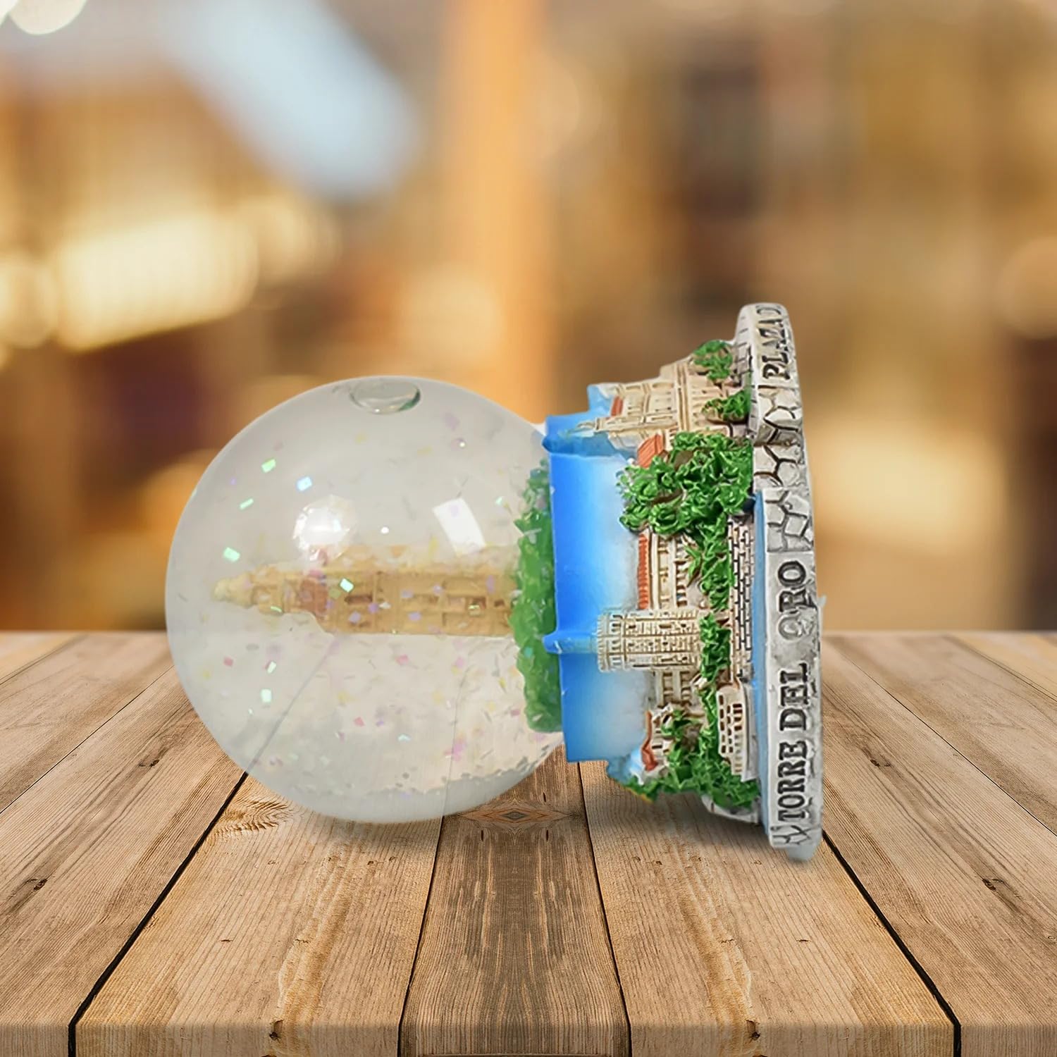 DeoDap Choco Magic Chocolate (32g) with Snow globes Souvenirs Showpiece 1 Pc – Elegant Gift Combo for Home, Office, Desk and Table Decor – Sweet and Souvenir Gift for Birthday and Special Occasions 4