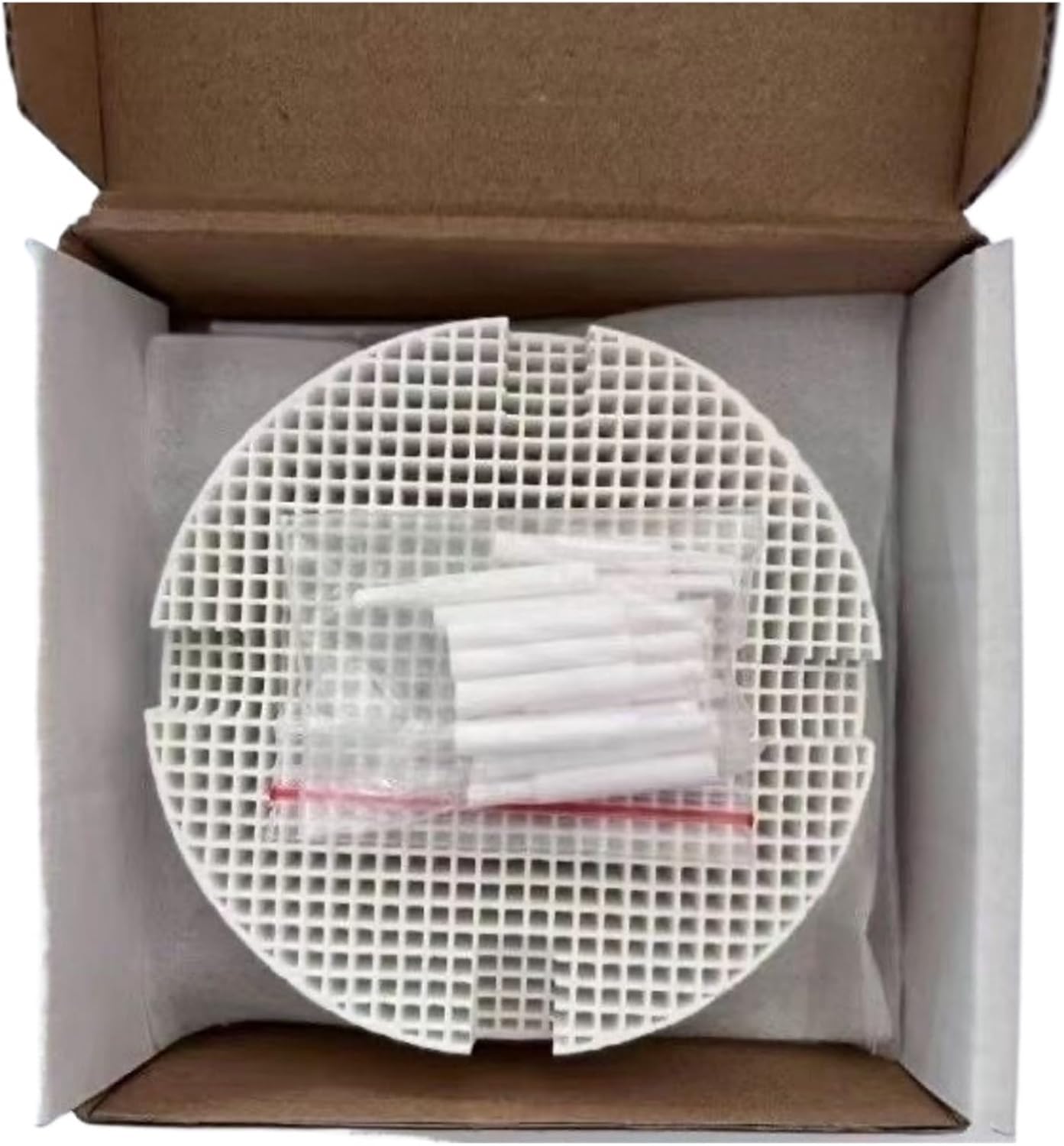 Dental Lab Honeycomb Firing Trays Dental Ceramic Firing Trays Honeycomb & Zirconia Pins Lab Supplies(100pcs Pins)