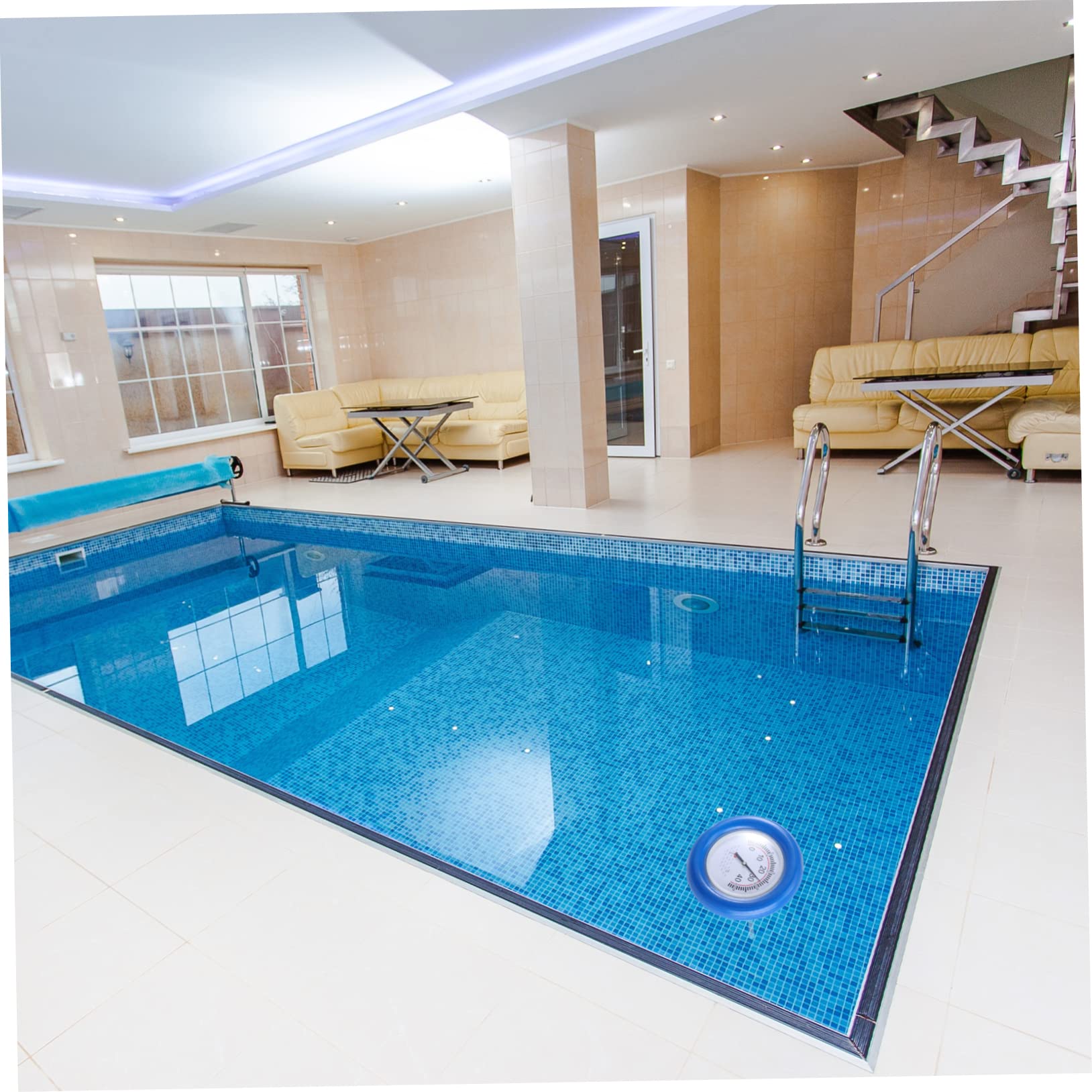 Termómetro Flotante Para Piscina y Estanque Medidor De Temperatura De Agua Resistente y Duradero