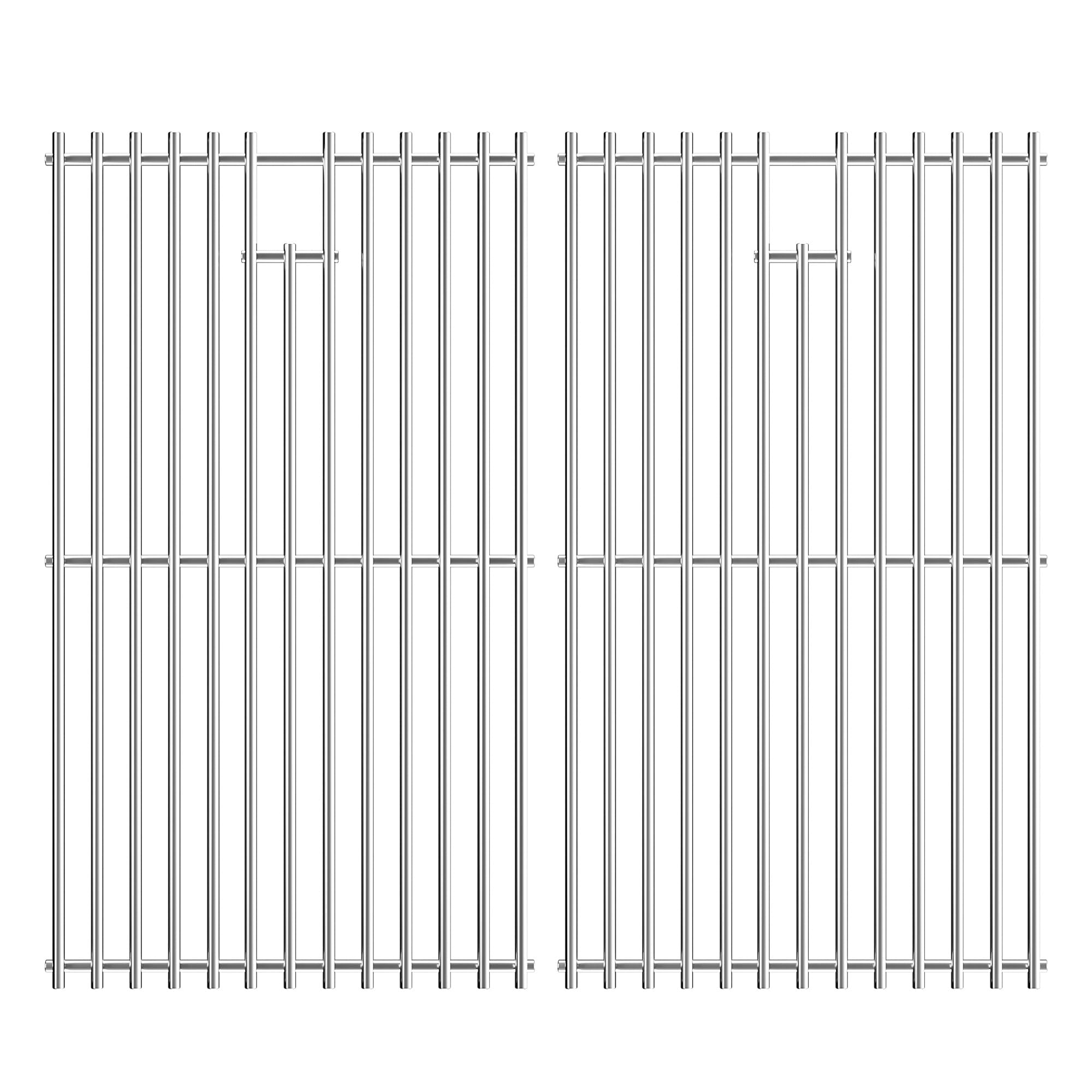 SUZLON 7637 Stainless Steel Cooking Grates for Weber Spirit I & II 200 Series Spirit E210 Spirit E220 Spirit S210, Spirit S220 with Front Control, 17.5 inch Grill Grates for Weber 7637 Gas Grills